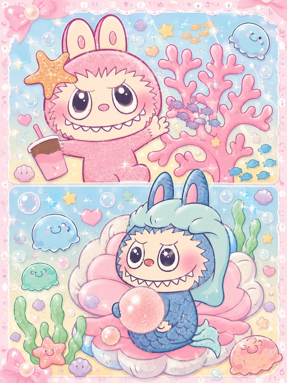 🧜‍♀️ Mermaid Monster Palette